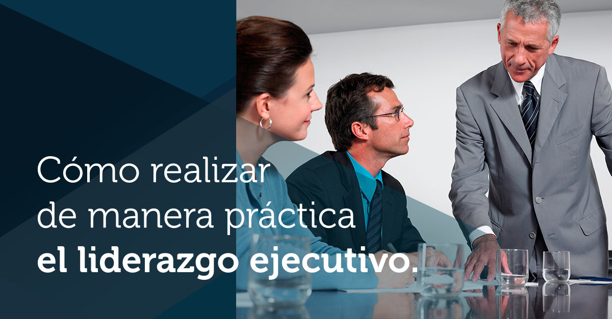 realizar de manera práctica el liderazgo ejecutivo